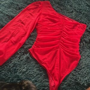 Brand new red bodysuit size medium